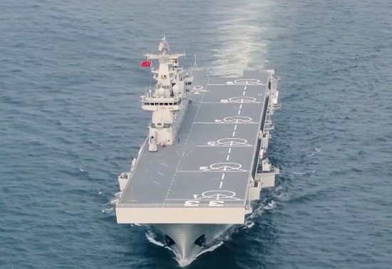 海軍新篇章，075型三號(hào)艦正式入列，海軍新篇章，075型三號(hào)艦正式入列啟航