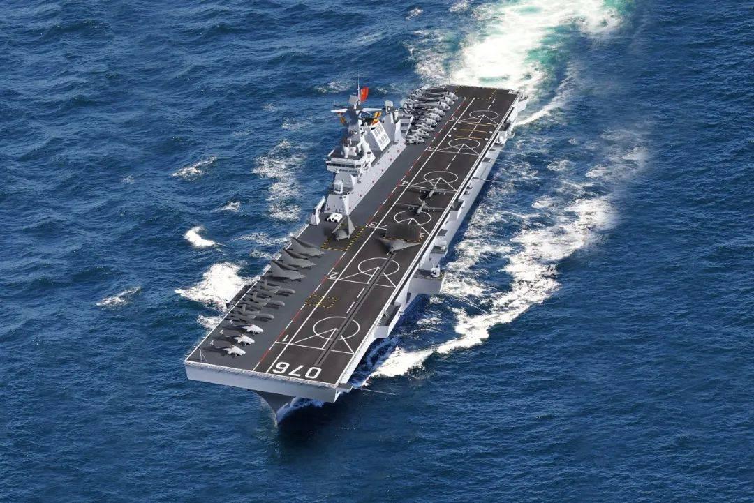 第二艘075正式命名，中國海軍兩棲攻擊艦邁入新時代，中國海軍第二艘075型兩棲攻擊艦正式命名，邁入新時代