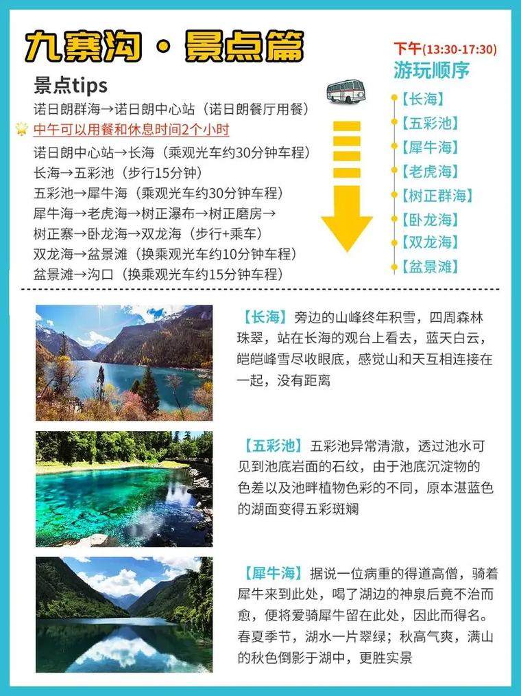 九寨溝旅游攻略，必玩的景點(diǎn)大全，九寨溝旅游攻略，必玩景點(diǎn)大全